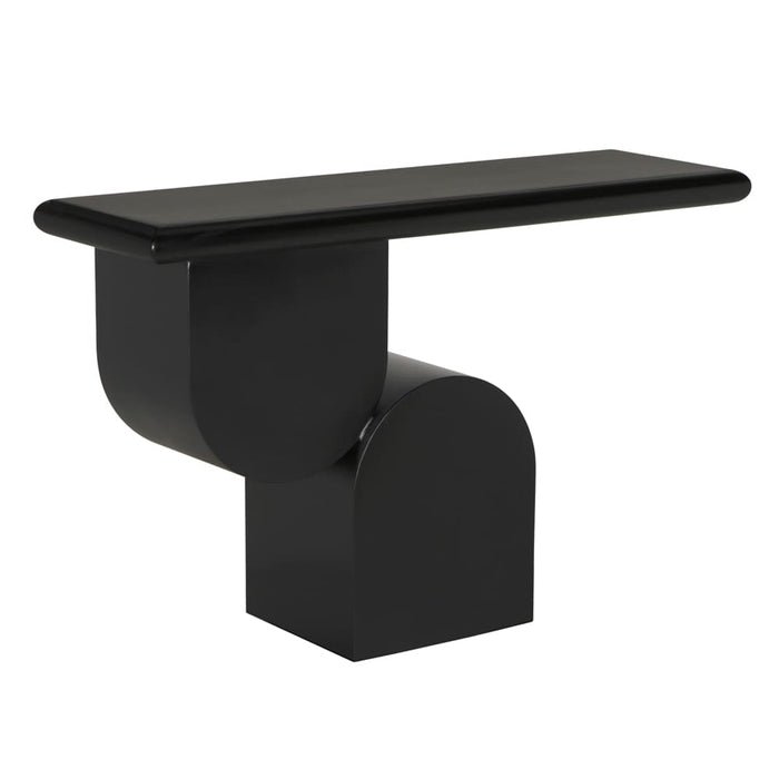 Noir Furniture - Fraser Console Table in Matte Black - GCON436MTB - GreatFurnitureDeal