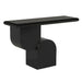 Noir Furniture - Fraser Console Table in Matte Black - GCON436MTB - GreatFurnitureDeal
