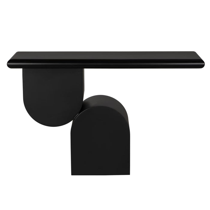 Noir Furniture - Fraser Console Table in Matte Black - GCON436MTB - GreatFurnitureDeal