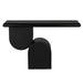 Noir Furniture - Fraser Console Table in Matte Black - GCON436MTB - GreatFurnitureDeal