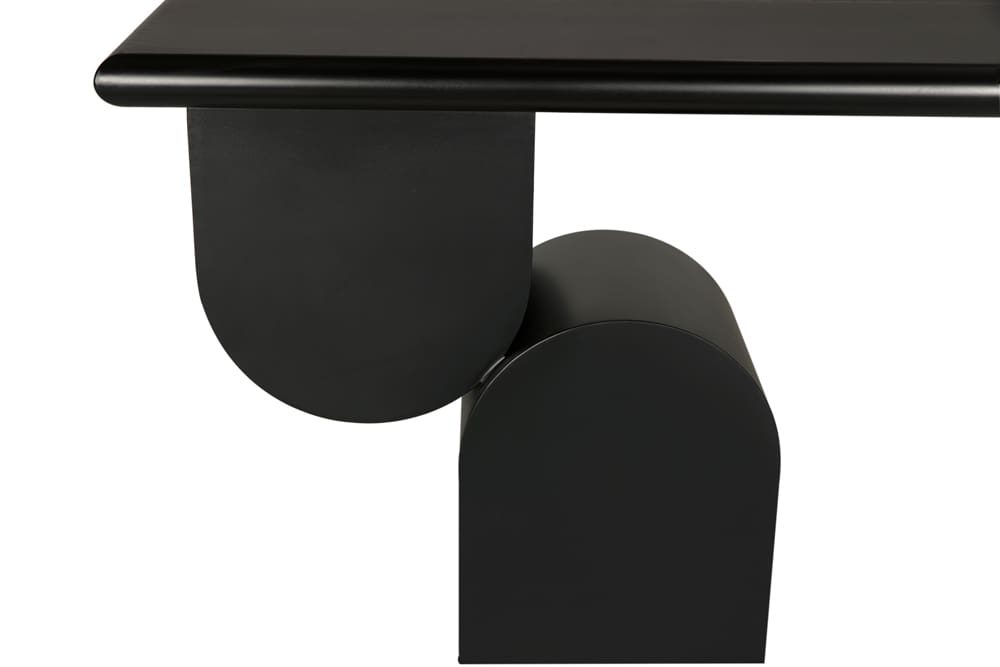 Noir Furniture - Fraser Console Table in Matte Black - GCON436MTB - GreatFurnitureDeal