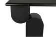 Noir Furniture - Fraser Console Table in Matte Black - GCON436MTB - GreatFurnitureDeal