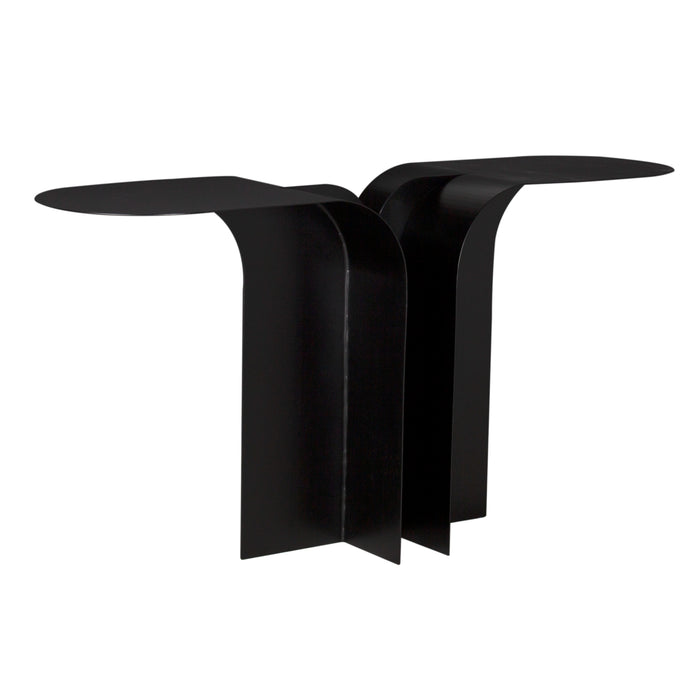 Noir Furniture - Wexler Console Table in Matte Black - GCON437MTB - GreatFurnitureDeal