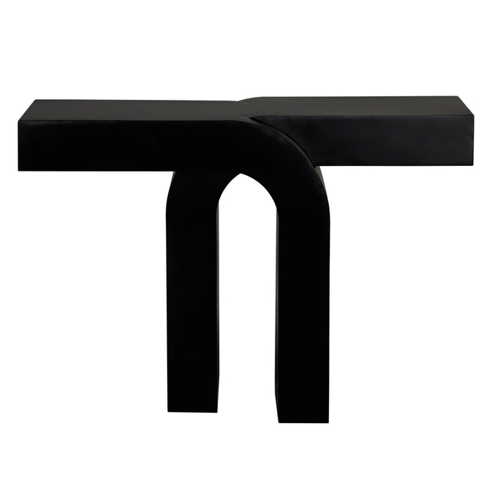 Noir Furniture - Emporium Console Table in Matte Black - GCON438MTB - GreatFurnitureDeal