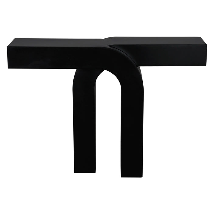 Noir Furniture - Emporium Console Table in Matte Black - GCON438MTB - GreatFurnitureDeal