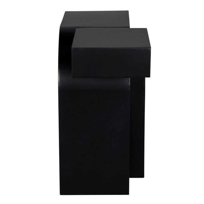 Noir Furniture - Emporium Console Table in Matte Black - GCON438MTB - GreatFurnitureDeal