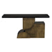 Noir Furniture - Couture Console Table in Aged Brass - GCON439MTBAB - GreatFurnitureDeal