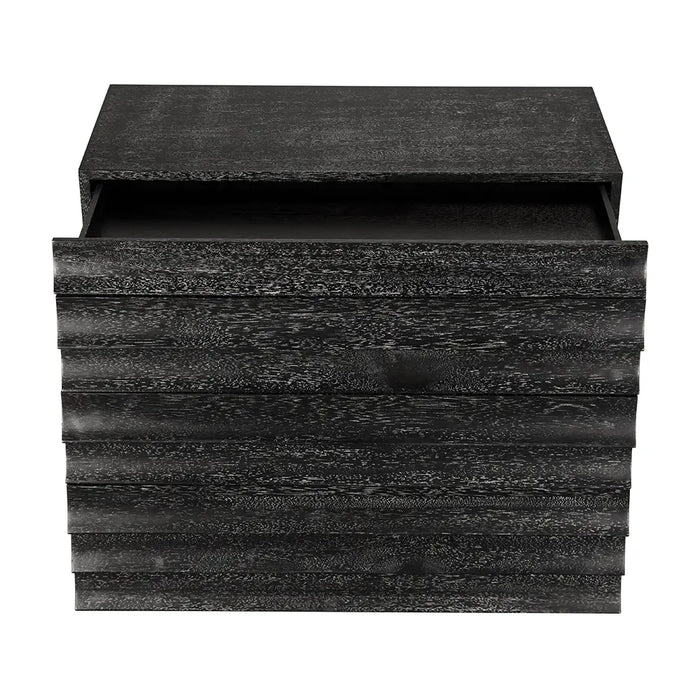 Noir Furniture - Frederico Console Table in Black Walnut - GCON445BKW - GreatFurnitureDeal