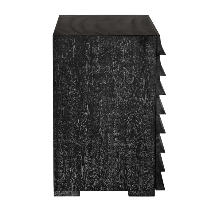 Noir Furniture - Frederico Console Table in Black Walnut - GCON445BKW - GreatFurnitureDeal