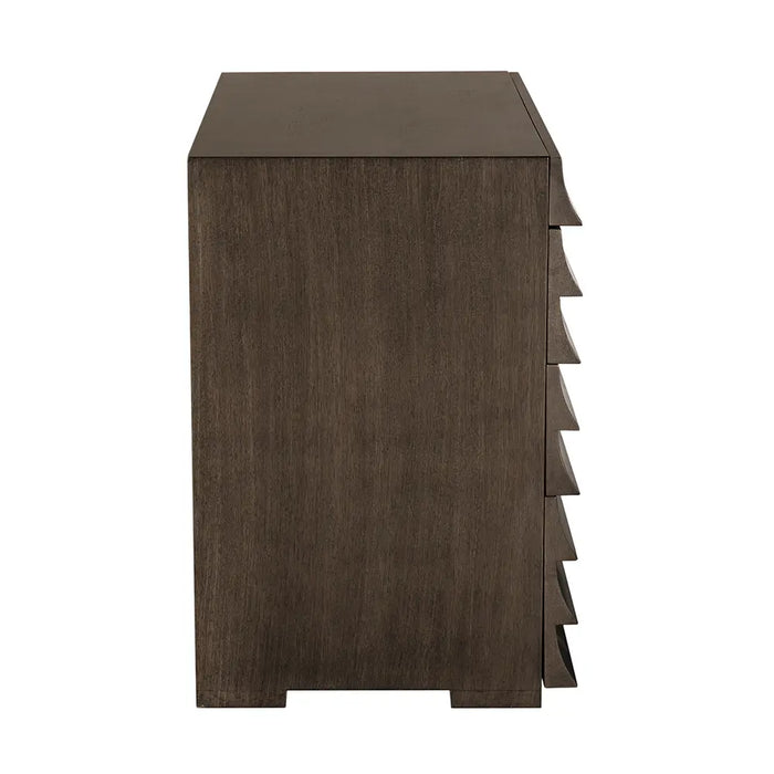 Noir Furniture - Frederico Console Table in Greige Walnut - GCON445GEW - GreatFurnitureDeal