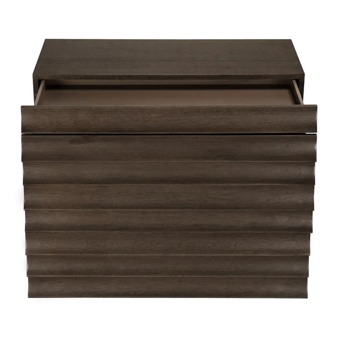 Noir Furniture - Frederico Console Table in Greige Walnut - GCON445GEW - GreatFurnitureDeal