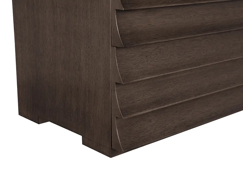 Noir Furniture - Frederico Console Table in Greige Walnut - GCON445GEW - GreatFurnitureDeal