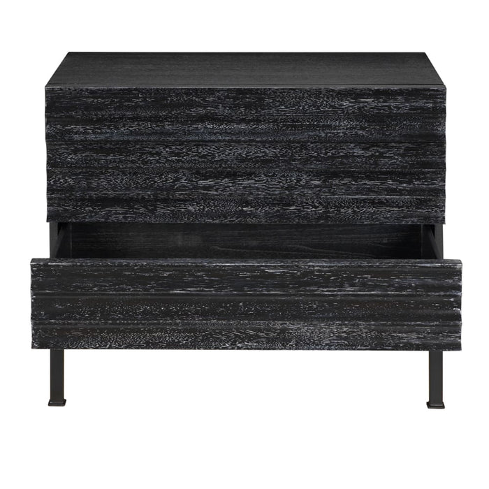 Noir Furniture - Arturo Console in Black Walnut - GCON446BKW - GreatFurnitureDeal