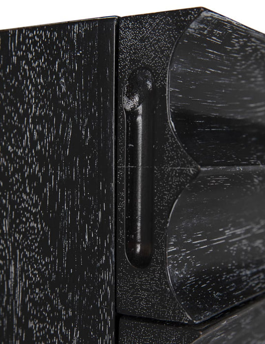 Noir Furniture - Arturo Console in Black Walnut - GCON446BKW - GreatFurnitureDeal