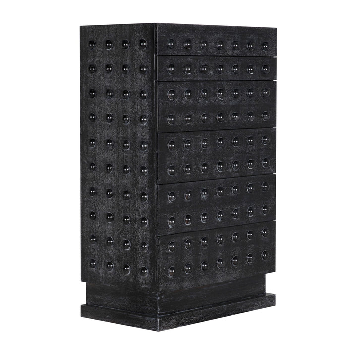 Noir Furniture - Didier Cabinet in Black - GCON448BKW - GreatFurnitureDeal
