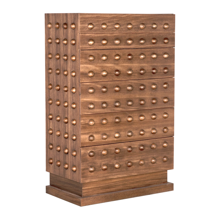 Noir Furniture - Didier Cabinet in Dark Walnut - GCON448DW - GreatFurnitureDeal