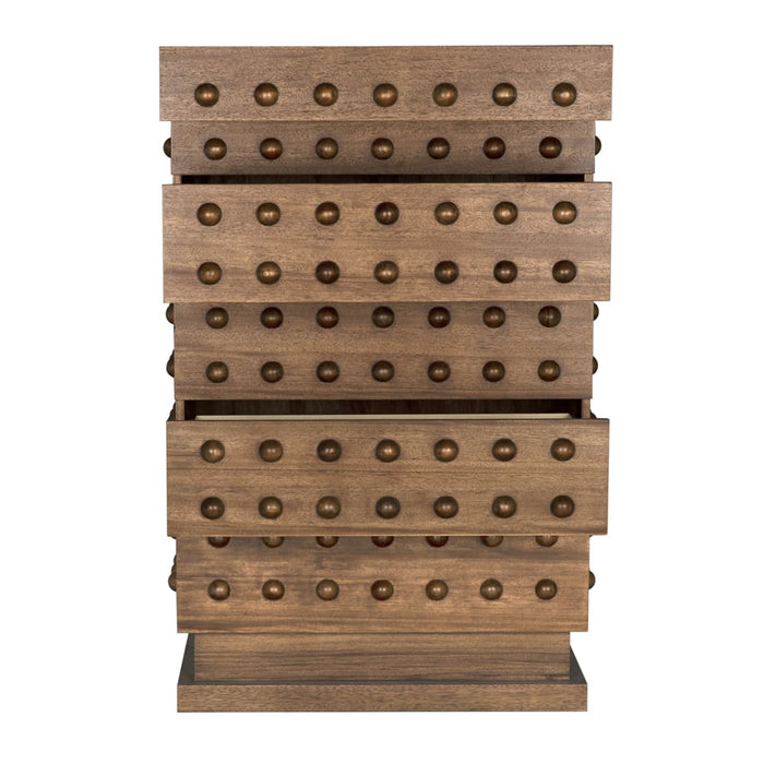 Noir Furniture - Didier Cabinet in Dark Walnut - GCON448DW - GreatFurnitureDeal