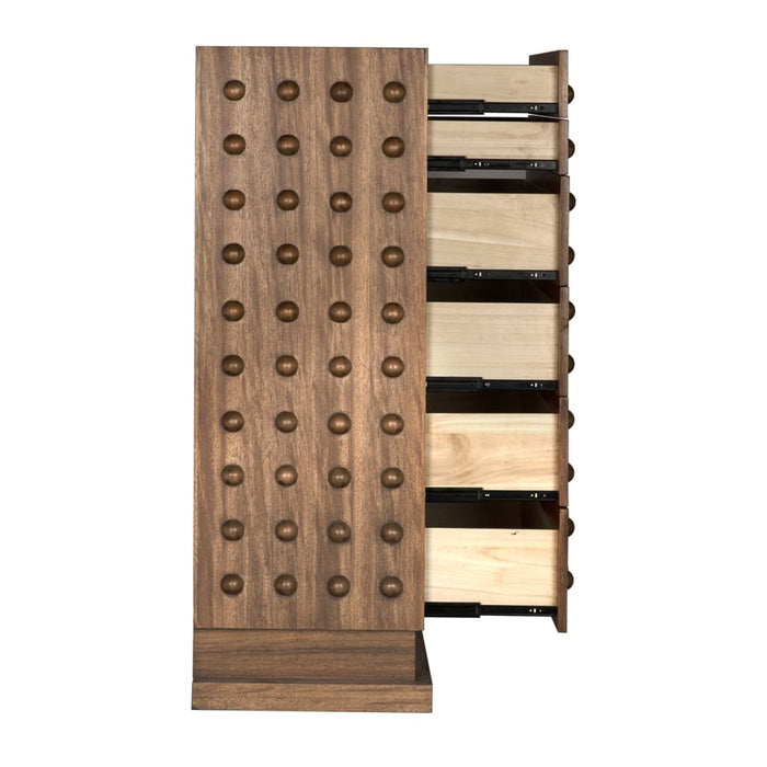 Noir Furniture - Didier Cabinet in Dark Walnut - GCON448DW - GreatFurnitureDeal