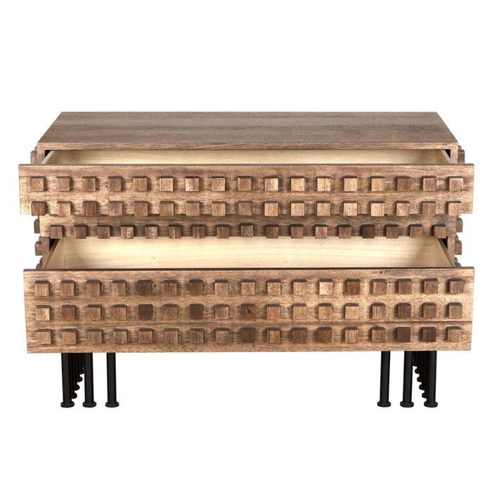 Noir Furniture - Wolfgang Sideboard in Dark Walnut - GCON450DW - GreatFurnitureDeal