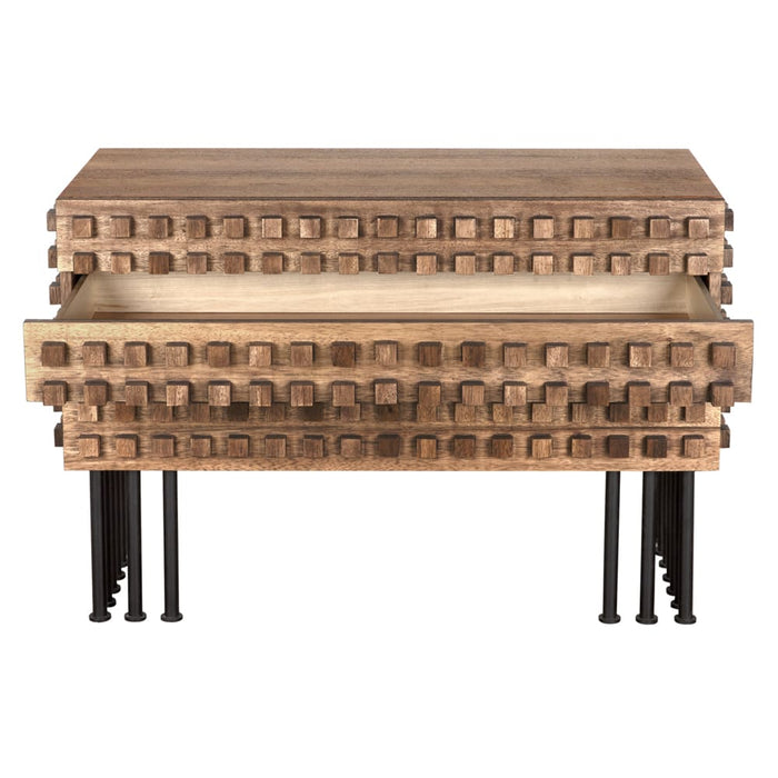 Noir Furniture - Wolfgang Sideboard in Dark Walnut - GCON450DW - GreatFurnitureDeal