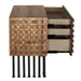 Noir Furniture - Wolfgang Sideboard in Dark Walnut - GCON450DW - GreatFurnitureDeal