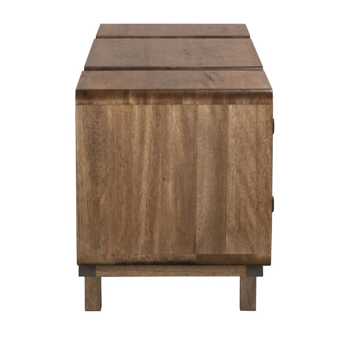 Noir Furniture - Minsk Sideboard in Dark Walnut - GCON451DW - GreatFurnitureDeal