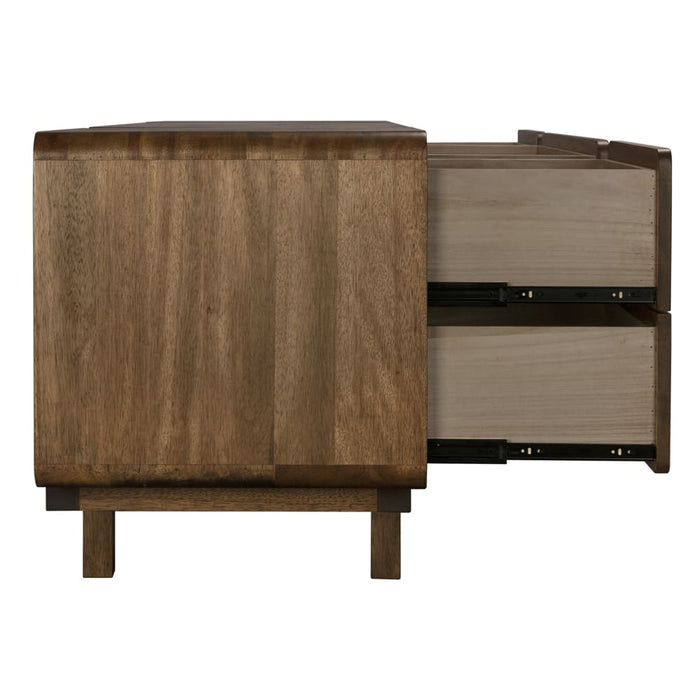 Noir Furniture - Minsk Sideboard in Dark Walnut - GCON451DW - GreatFurnitureDeal