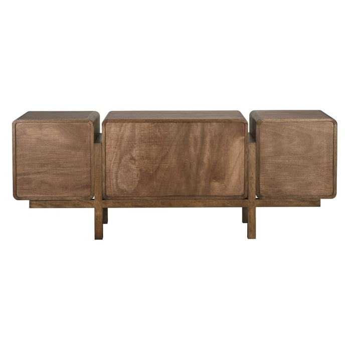 Noir Furniture - Minsk Sideboard in Dark Walnut - GCON451DW - GreatFurnitureDeal
