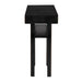 Noir Furniture - Uomo Console Table in Hand Rubbed Black - GCON452HB - GreatFurnitureDeal