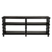 Noir Furniture - Maurice Console Table in Hand Rubbed Black - GCON455HB - GreatFurnitureDeal