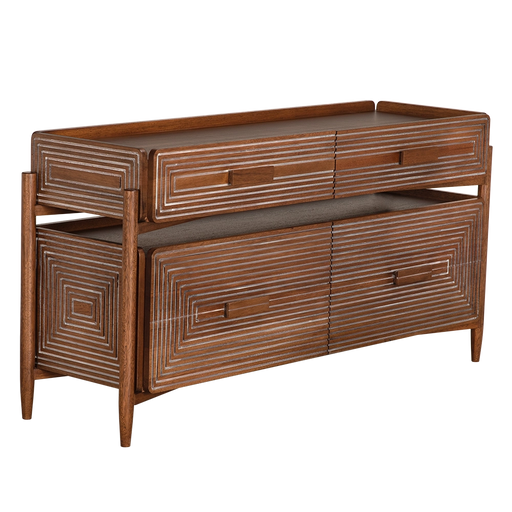 Noir Furniture - Savino Sideboard in Dark Walnut - GCON456DW - GreatFurnitureDeal