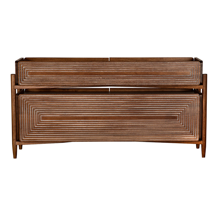 Noir Furniture - Savino Sideboard in Dark Walnut - GCON456DW - GreatFurnitureDeal