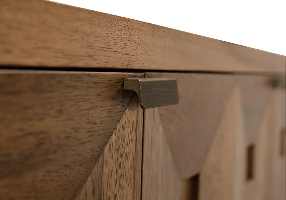 Noir Furniture - Musashi 6 Drawer Dresser in Dark Walnut - GCON458DW-3 - GreatFurnitureDeal