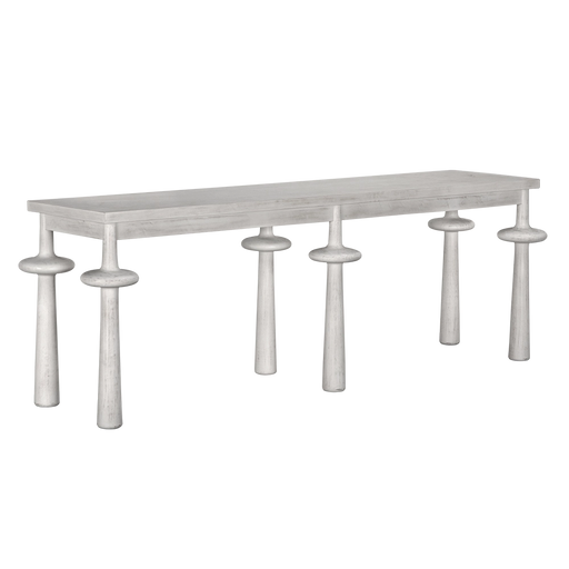 Noir Furniture - Destemonia Console Table in White Wash - GCON459WH - GreatFurnitureDeal