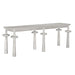 Noir Furniture - Destemonia Console Table in White Wash - GCON459WH - GreatFurnitureDeal