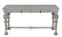 Noir Furniture - Portuguese Desk Small in Distressed Grey - GDES115DGR-S - GreatFurnitureDeal