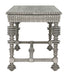 Noir Furniture - Portuguese Desk Small in Distressed Grey - GDES115DGR-S - GreatFurnitureDeal