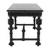 NOIR Furniture - Portuguese Desk, Small (60"), Hand Rubbed Black - GDES115HB-S - GreatFurnitureDeal