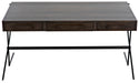 Noir Furniture - Frank Desk in Ebony Walnut - GDES181EB - GreatFurnitureDeal