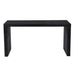 Noir Furniture - Manhattan Desk in Hand Rubbed Black - GDES189HB - GreatFurnitureDeal