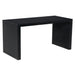 Noir Furniture - Manhattan Desk in Hand Rubbed Black - GDES189HB - GreatFurnitureDeal