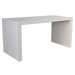 NOIR Furniture - Manhattan Desk, Solid White - GDES189SW - GreatFurnitureDeal