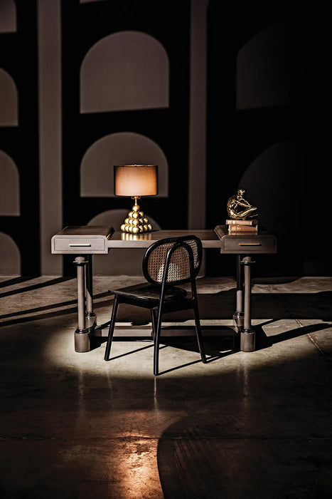 NOIR Furniture - Locarno Desk, Pale - GDES190P