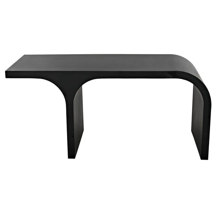 NOIR Furniture - Maximus Desk, Black Metal - GDES192MTB - GreatFurnitureDeal