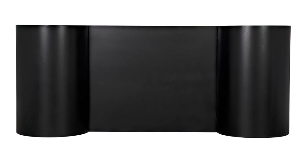 Noir Furniture - Concierge Desk in Hand Rubbed Black - GDES197MTB - GreatFurnitureDeal