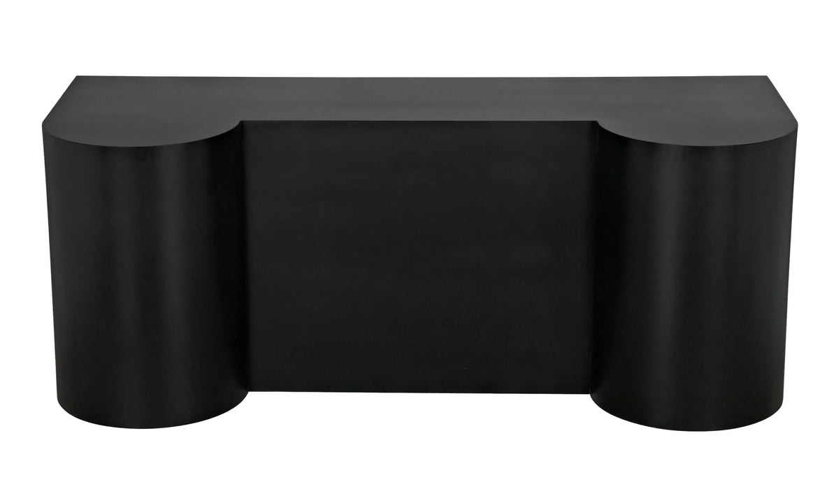 NOIR Furniture - Concierge Desk in Matte Black - GDES197MTB - GreatFurnitureDeal