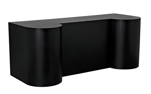 Noir Furniture - Concierge Desk in Hand Rubbed Black - GDES197MTB - GreatFurnitureDeal