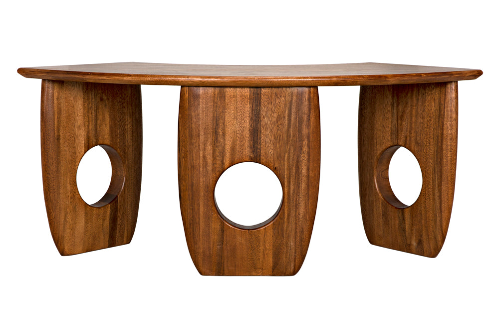 Noir Furniture - Lobster Desk in Dark Walnut - GDES199DW - GreatFurnitureDeal