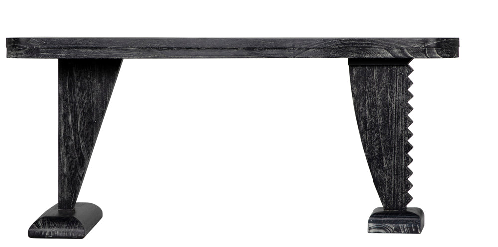 Noir Furniture - Zigmund Desk in Cinder Black - GDES201CB - GreatFurnitureDeal