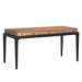 Noir Furniture - Memphis Desk in Dark Walnut and Black - GDES208DW - GreatFurnitureDeal